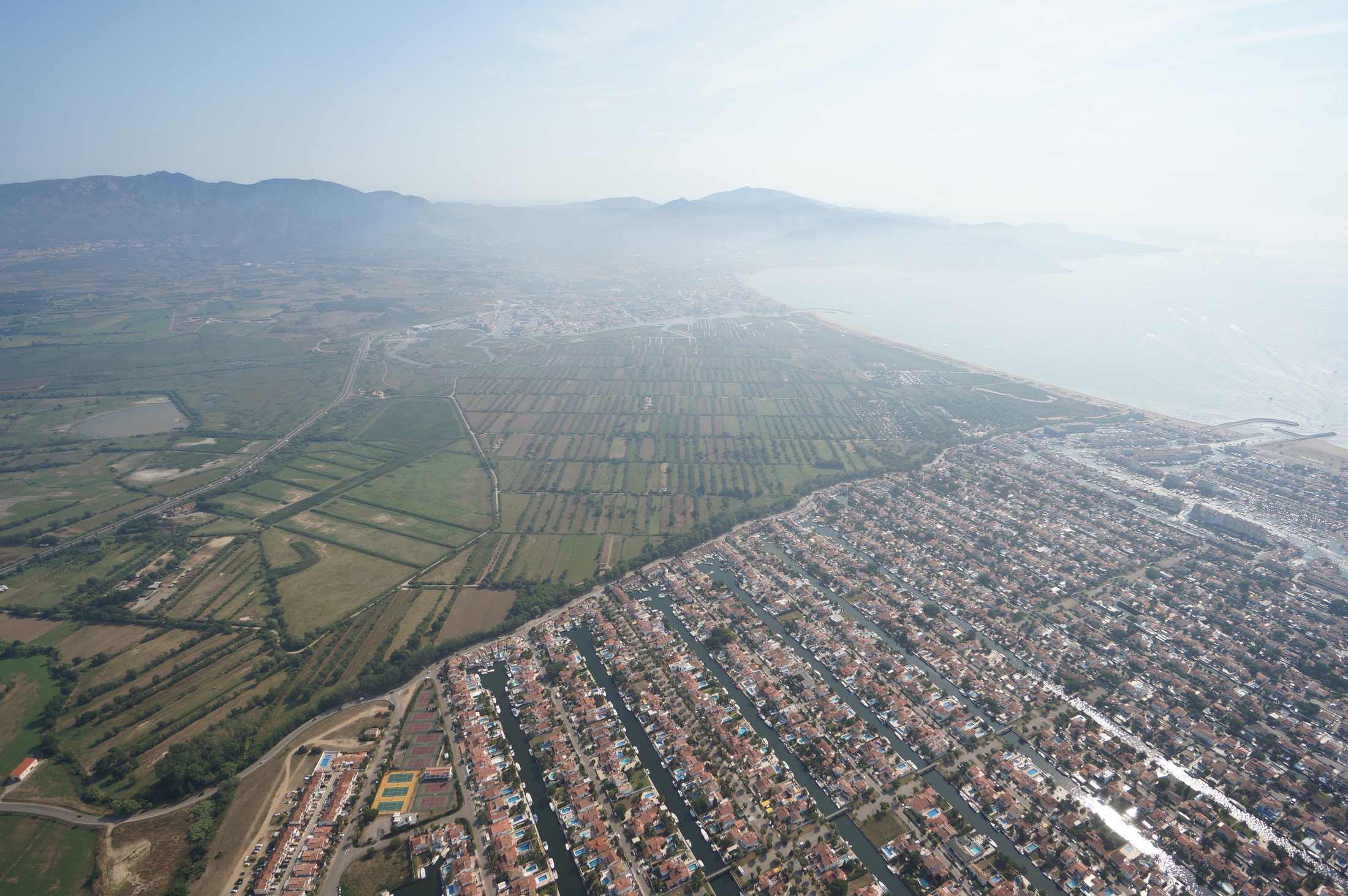 Empuriabrava vue aérienne