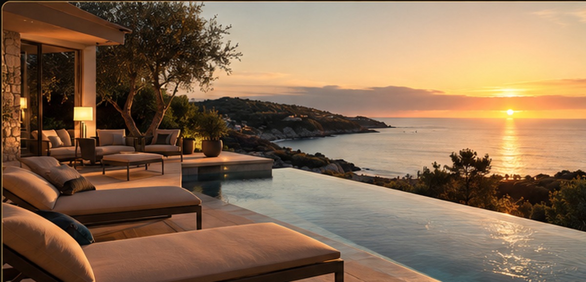 Villa privada con piscina y vistas al mar en Costa Brava